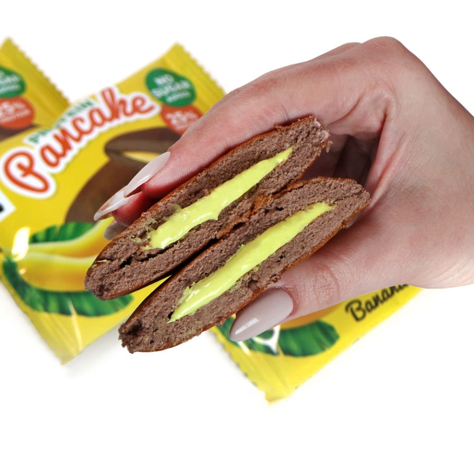 

Панкейк Bombbar неглазированный с начинкой Banana Cream