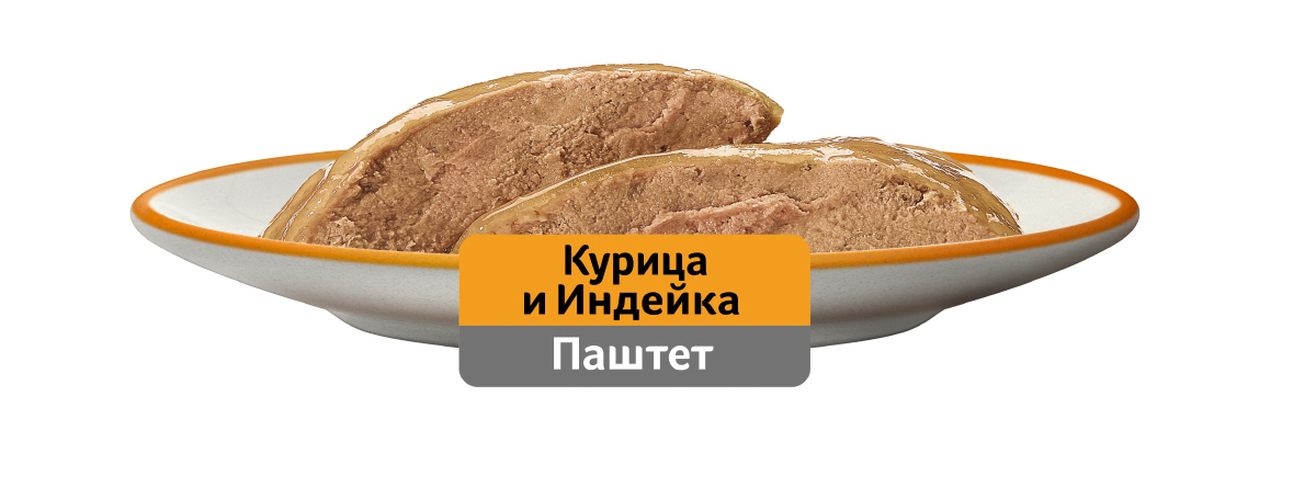

Влажный корм для кошек Whiskas 1+ от года паштет с курицей и индейкой 75 г