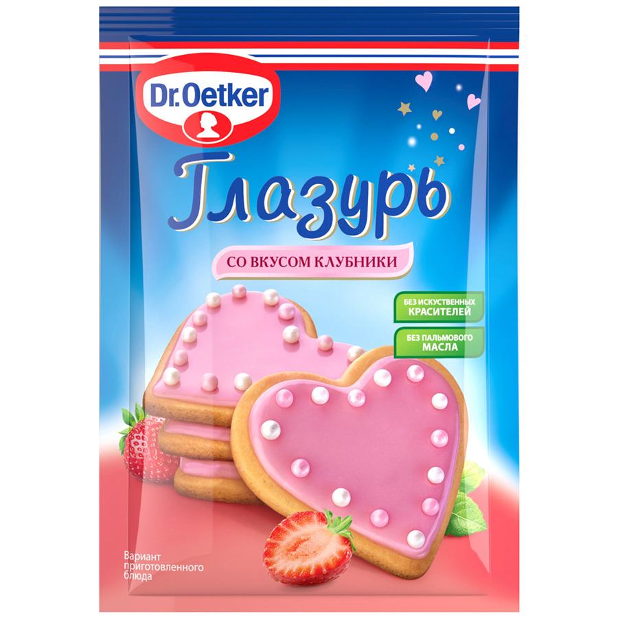 

Глазурь Dr.Bakers/Dr.Oetker Клубника 90 г