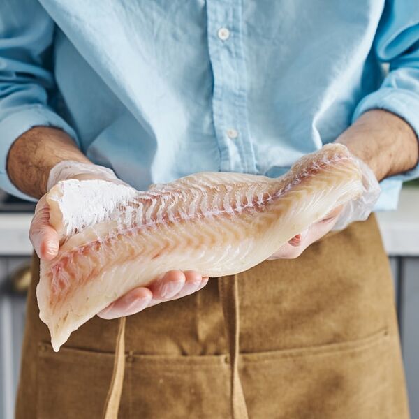 Треска филе охлажденное из замороженного сырья 400-600г