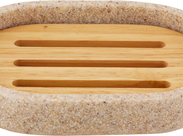 Мыльница Homeclub loft полирезина, дерево 