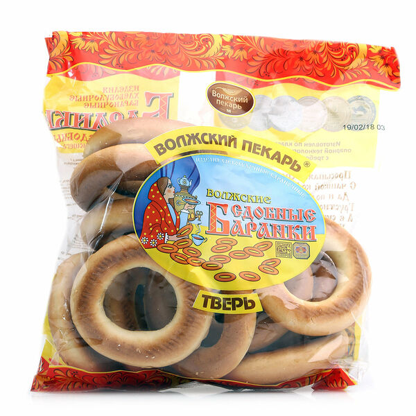 Баранки Волжский Пекарь Волжские сдобные 350г