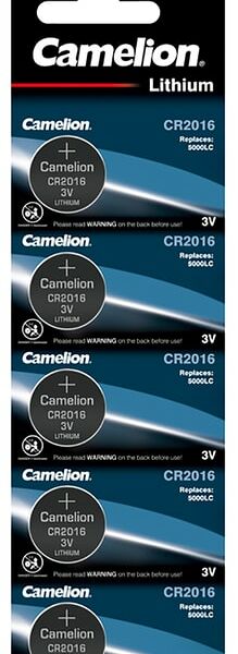Батарейки Camelion Lithium CR2016 5шт