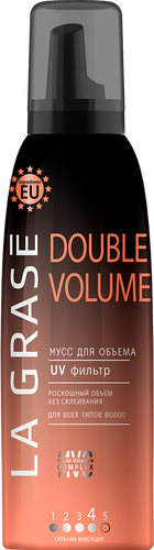 

Мусс для волос La Grase Double Volume 150 мл