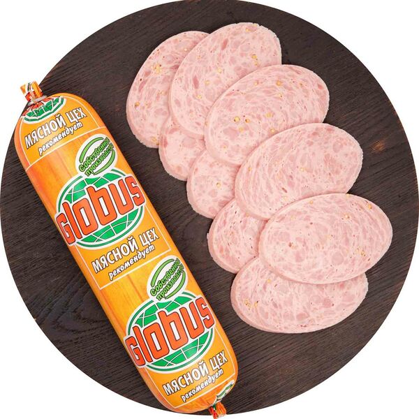 Колбаса варёная Альпийская Глобус в и/о, батон