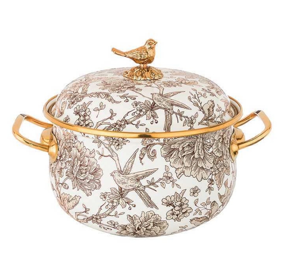 

Кастрюля Agness Royal Garden с крышкой, 2.8 л