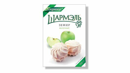 Зефир Шармэль яблочный 255г