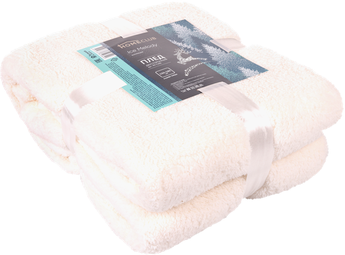 

Плед HOMECLUB Ice melody 150х180см, шерпа 2-сторонняя, Арт. WI-CM6