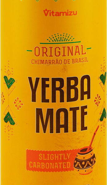 Напиток тонизирующий VITAMIZU Yerba Mate с экстрактом матэ среднегазированный, 0.33л