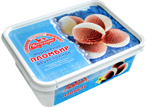 

Мороженое пломбир Свитлогорье двухслойное Ваниль и шоколад 500 г