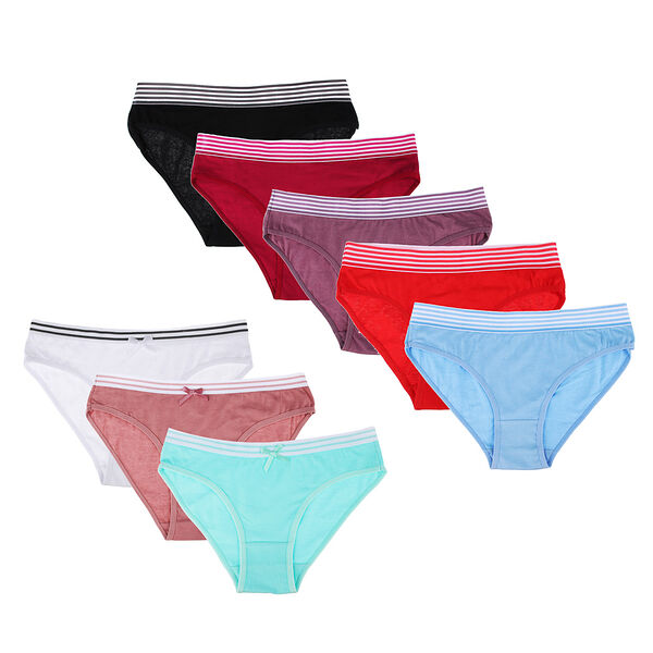 Трусы женские, состав 80% хлопок, 15% полиамид, 5% эластан, р. 42-48, ассортимент
