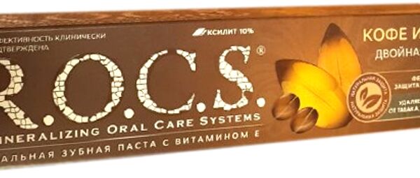 Зубная паста R.O.C.S. кофе-табак, 74г
