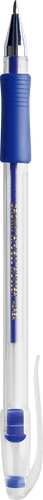 

Ручка гелевая Crown Hi-Jell grip синий, 0.5 мм