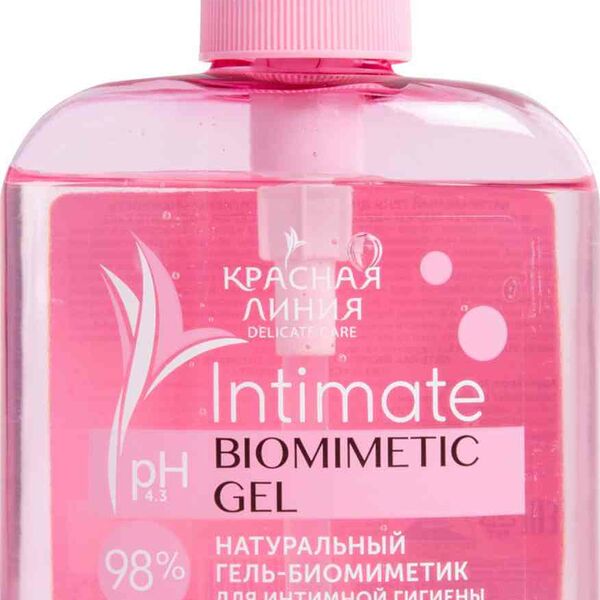Гель для интимной гигиены Красная линия Intimate Biomimetic Gel pH 4.3