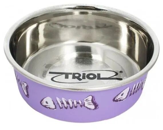 Миска Triol Рыбка металлическая на резинке 250 мл