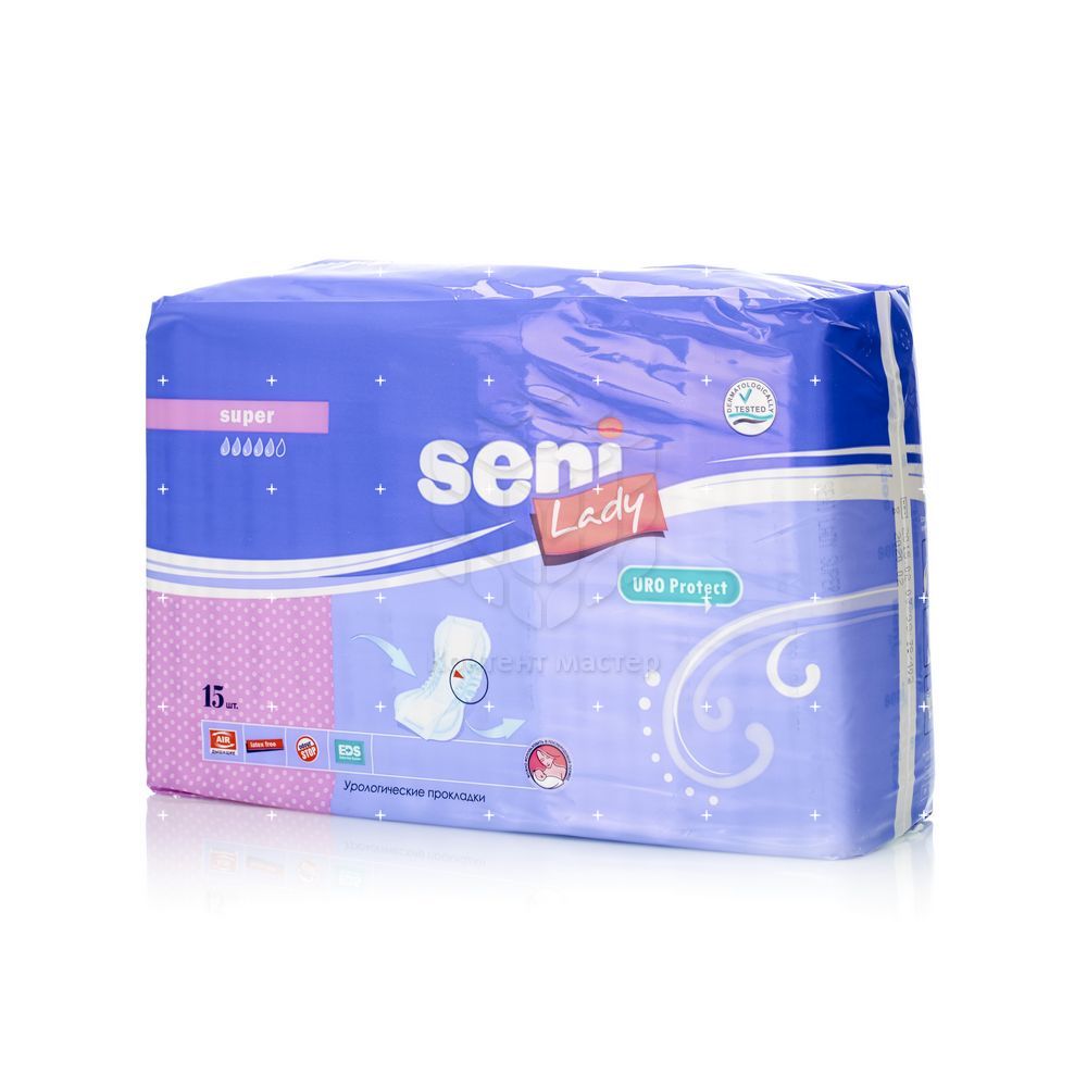 

Прокладки Seni Lady Super урологические женские 15 шт