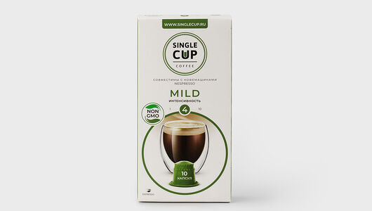 Кофе Single cup Mild в капсулах, 10 штук