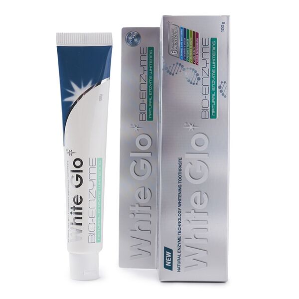 Зубная паста отбеливающая Bio-enzyme, White Glo 100 г