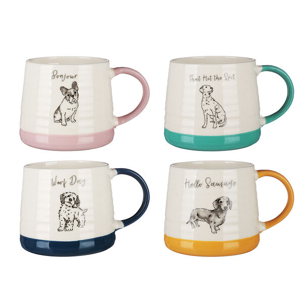 Millimi домашний любимец кружка, 340мл, фарфор, 4 дизайна