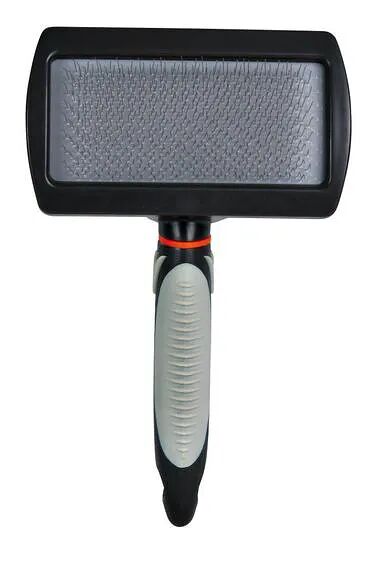 Щётка-пуходерка мягкая, 12х20 см, пластиковая ручка