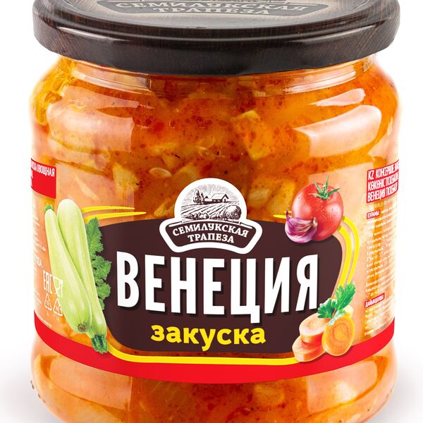 Закуска семилукская трапеза 460 г венеция ст/б