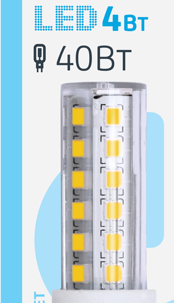 Лампа светодиодная ФОТОН JCD 4Вт G4, холодный свет