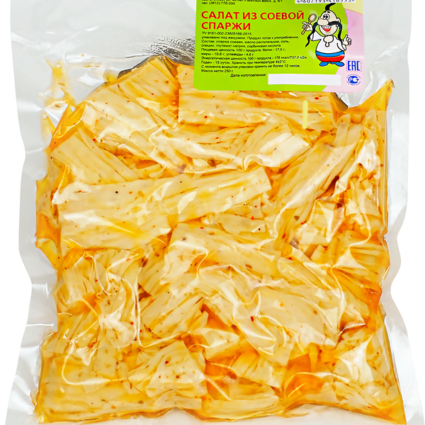 Салат из соевой спаржи