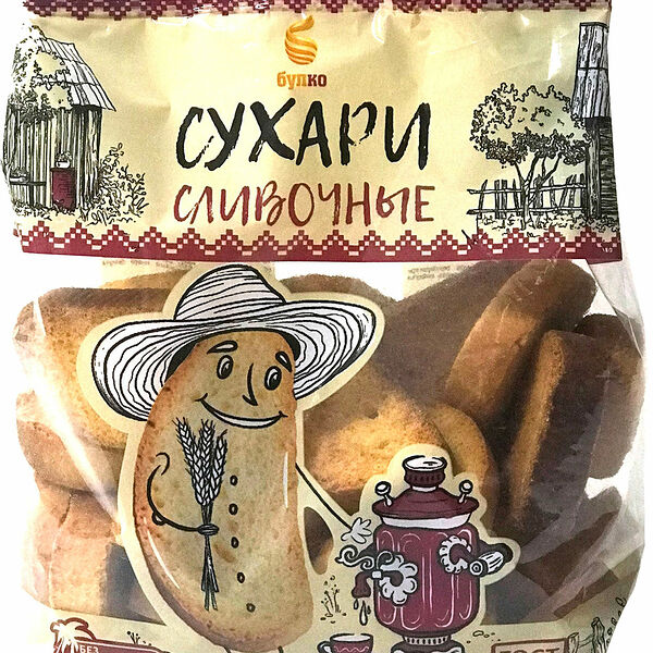 Сухари Булко сливочные
