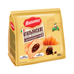Мини-круассаны Яшкино с шоколадным кремом 180 г