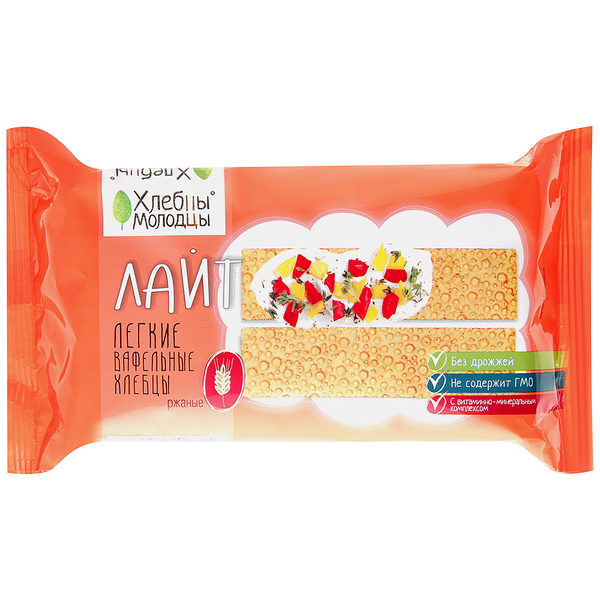 Хлебцы ржаные Лайт Хлебцы-Молодцы
