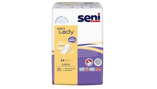 Прокладки урологические Seni lady 20 шт размер mini