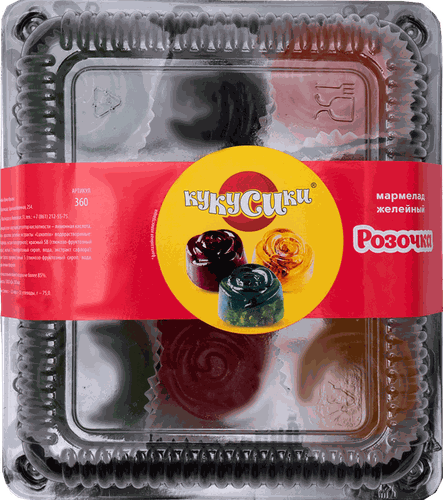 

Мармелад желейный Кукусики Розочка 300 г