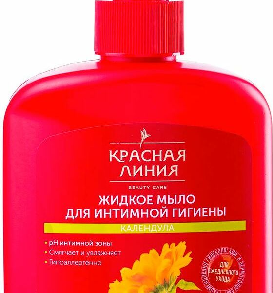 Мыло жидкое Красная Линия календула для интимной гигиены, 250г