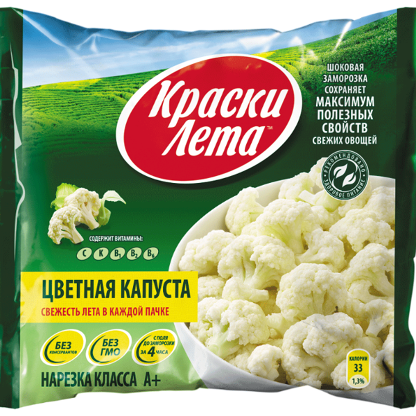 Капуста цветная замороженная Краски лета 400 г