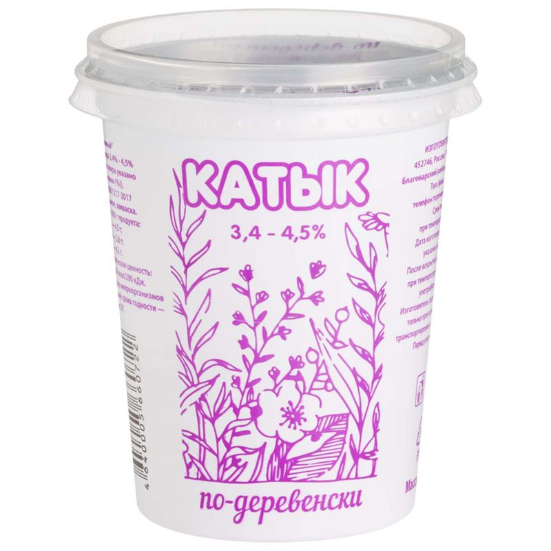 

Катык СН-Продукт по-деревенски, 3.4-4.5% 400 мл