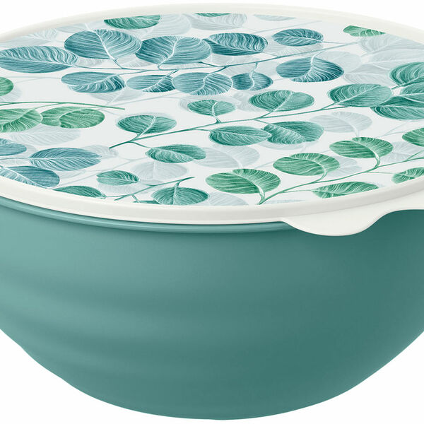 Миска с крышкой декор Бытпласт 3.7л