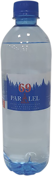 Вода 69 Paralel питьевая артезианская газированная 500 мл
