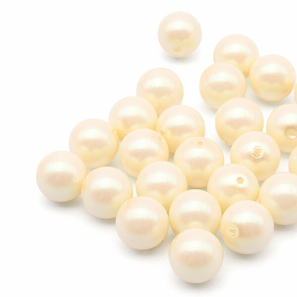 131-10-011 Хрустальный жемчуг Pearlescent Cream 8мм. 24 шт. Preciosa