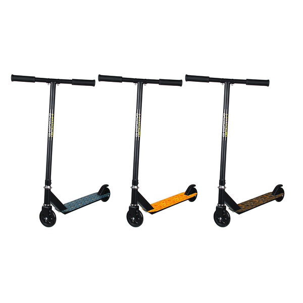 Алиса самокат разборный 61х43х74см, 2х колесный (pu, 95мм, abec-7) металл, до 50кг