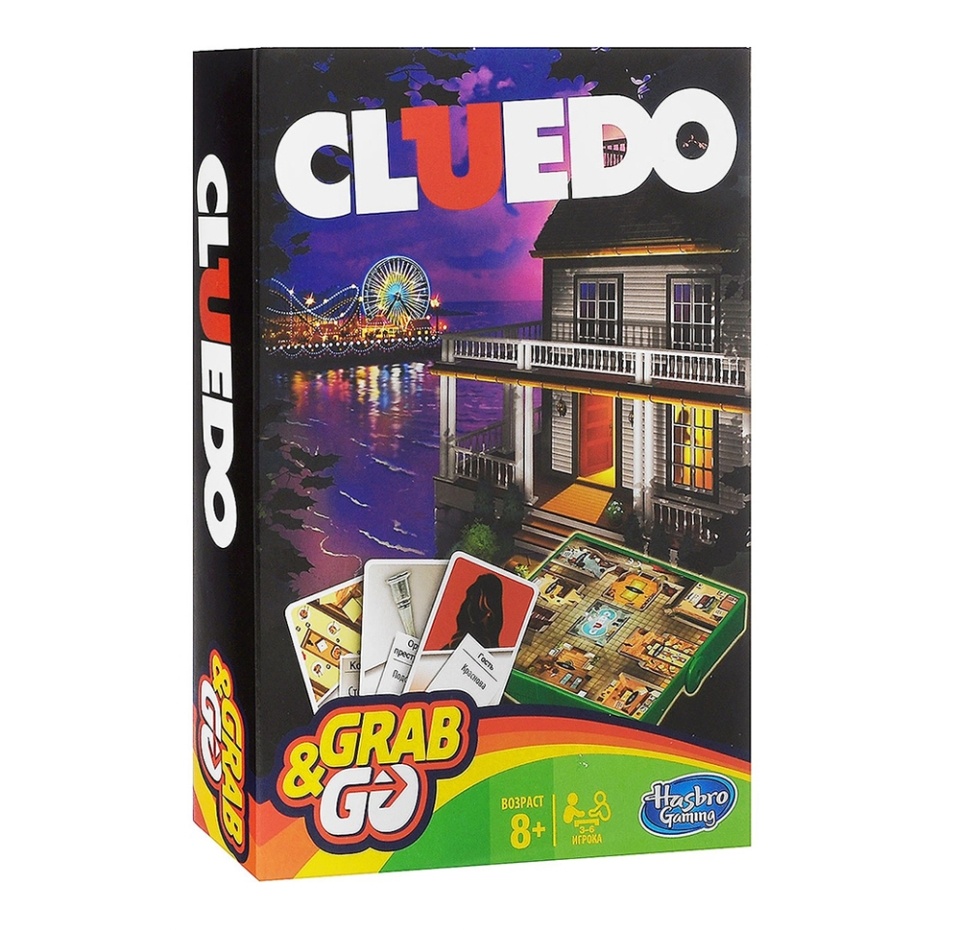 

Игра настольная в дорогу Cluedo, Hasbro, Швейцария