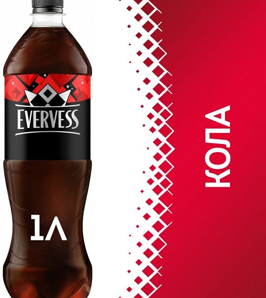 Напиток Evervess Кола 1л