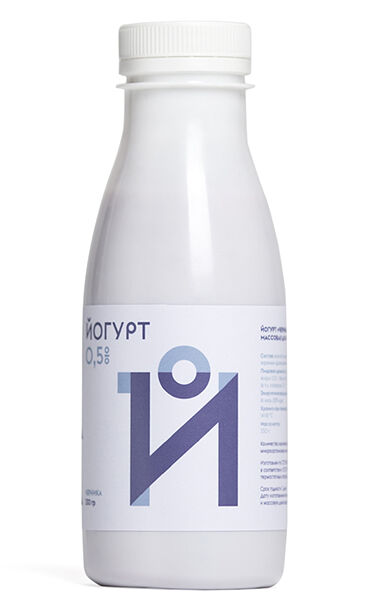 Йогурт питьевой безлактозный «Черника» 2.5%, «Братья Чебурашкины»