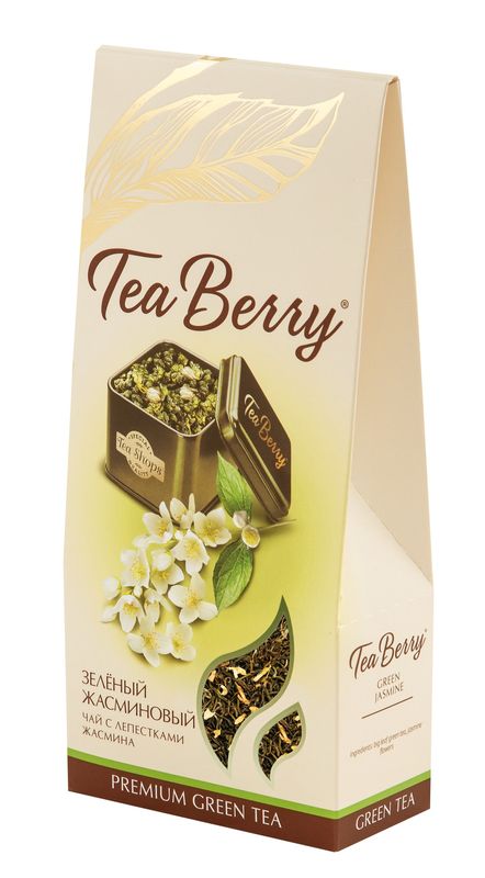 

Чай зеленый Tea Berry жасминовый 100 г