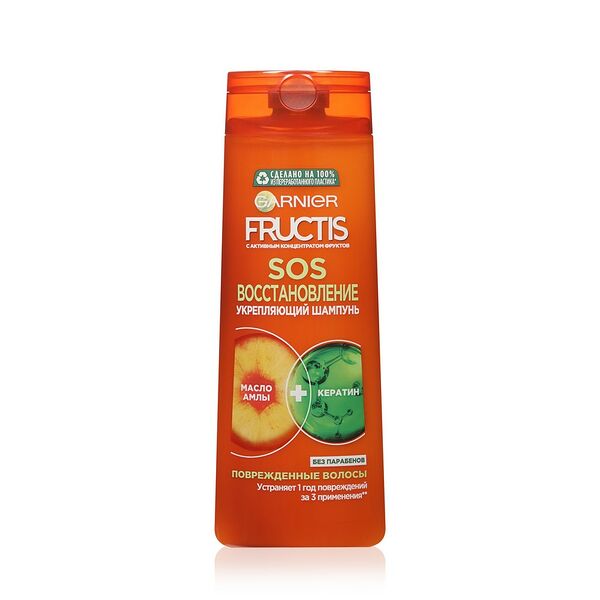 Укрепляющий шампунь Garnier Fructis для волос SOS Восстановление для поврежденных волос 250 мл