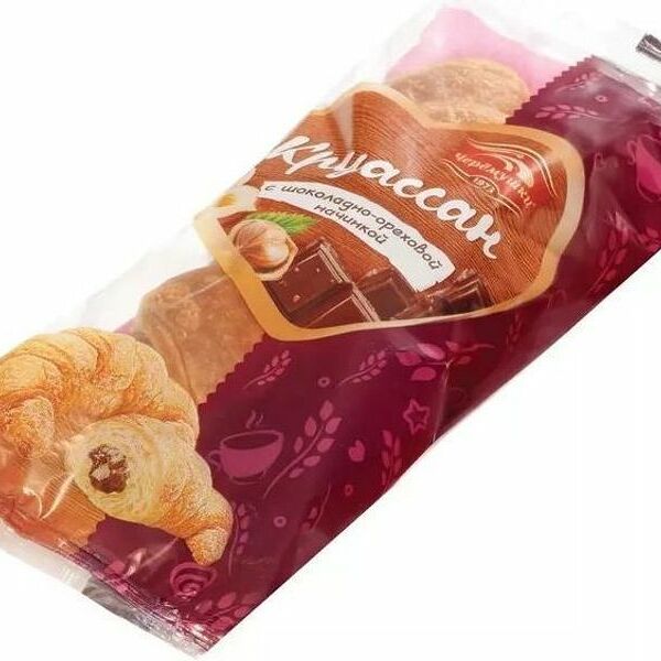 Круассаны Черемушки с шоколадно-ореховой начинкой 80г