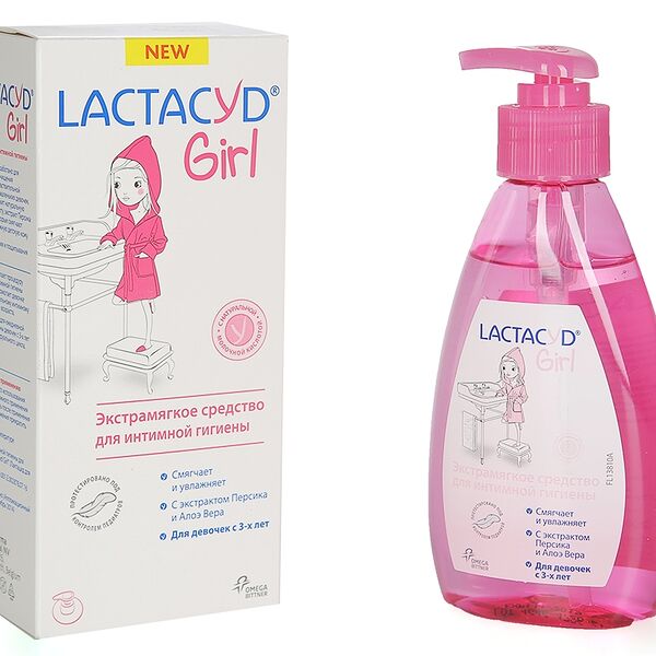 Lactacyd Girl средство для интимной гигиены для девочек с дозатором 200 мл