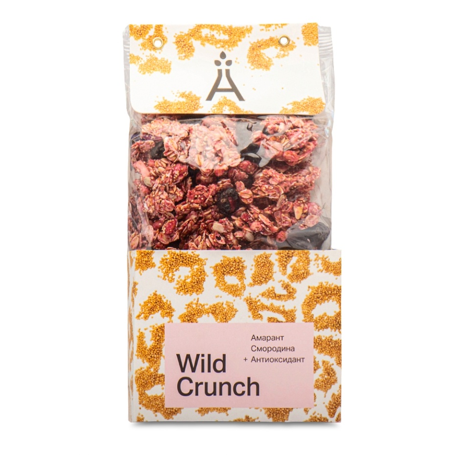 

Гранола хрустящая Wild Crunch Амарант и Смородина 260 г