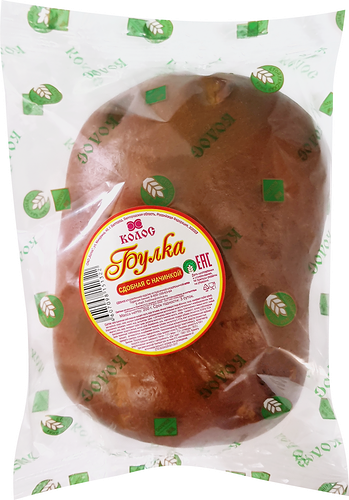 Булка Колос Сдобная с начинкой 200г