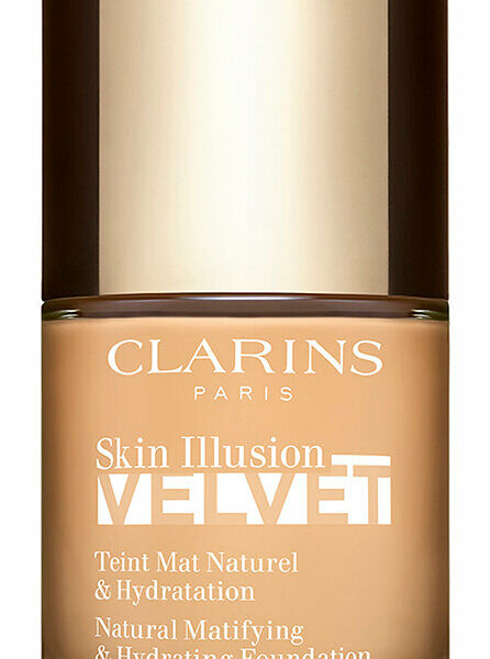 CLARINS Skin Illusion Velvet Тональный крем с матовым покрытием увлажняющий, 30 мл, 105N nude