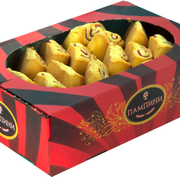 Печенье ПАМПИНИ Беллонэ с начинкой вишня